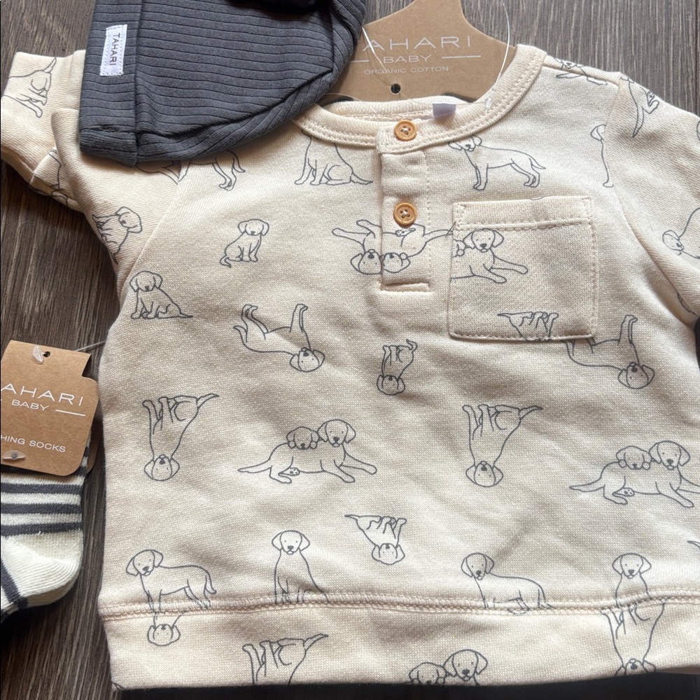 Tahari baby organic set 3/6 months - Picture 2 of 6